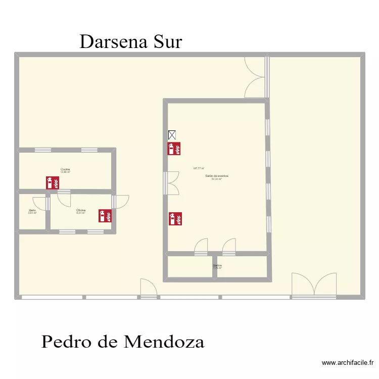 Centro de Jubilados. Plano de 