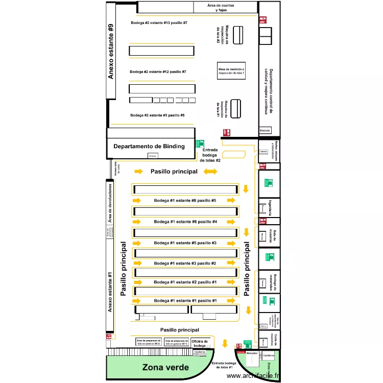 BODEGA 1 Y 2. Plano de BODEGA 1 Y 2. Plano de
