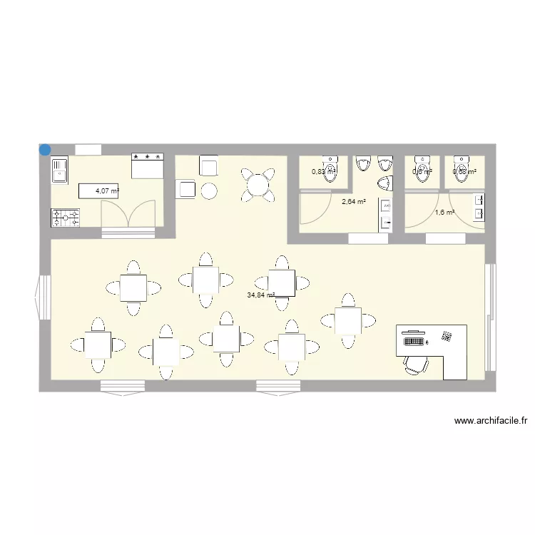 cafeteria . Plano de 