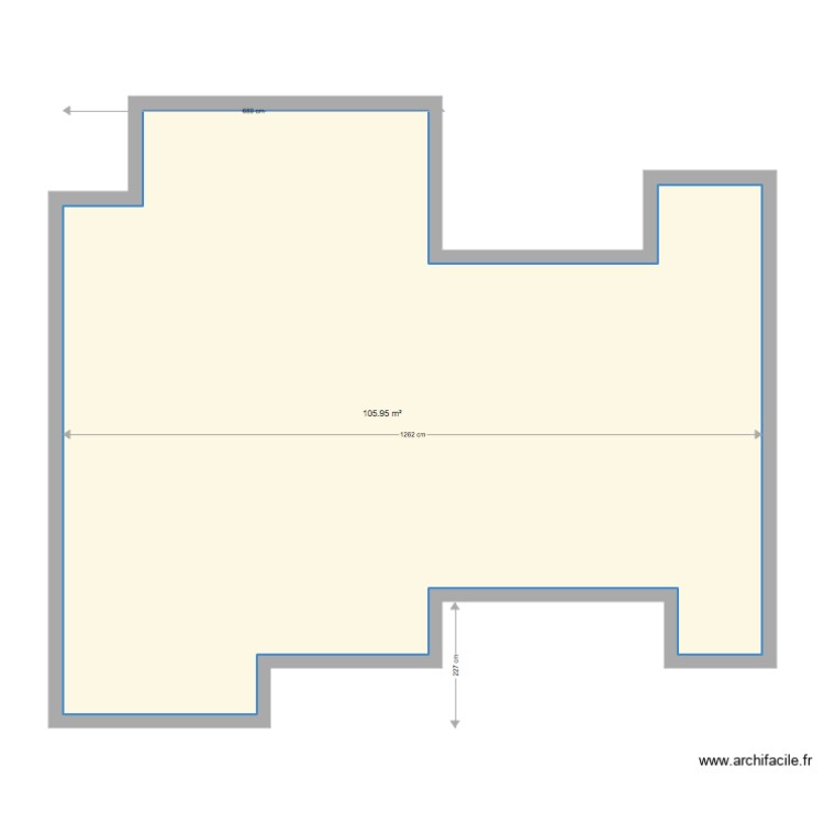 cee fu. Plano de 0 habitación y 0 m2