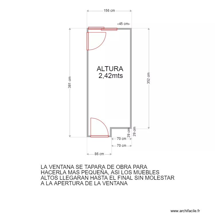 JUST CASTILLO COCINA. Plano de 