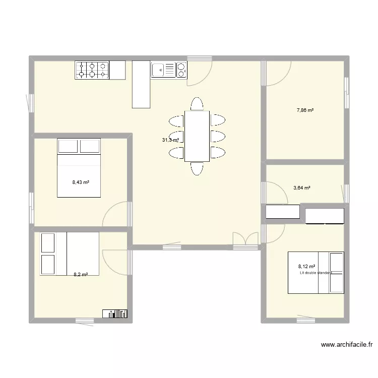 Casa t&iacute;as Tolot&aacute; mlsc 2023. Plano de 