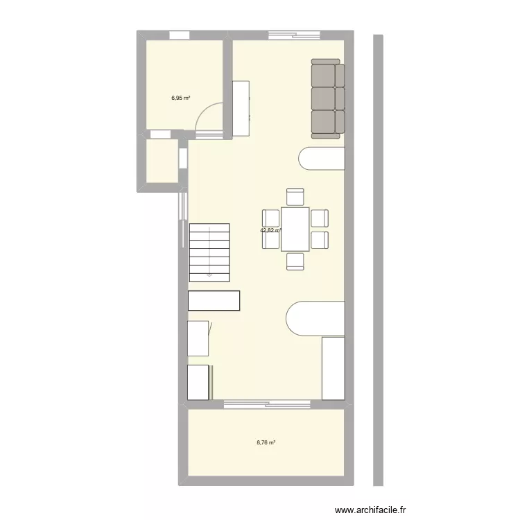 M,3 (2). Plano de 3  y 59 m²