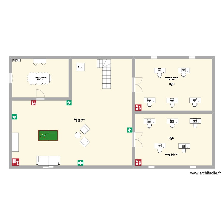 Primer pis. Plano de 0 habitación y 0 m2