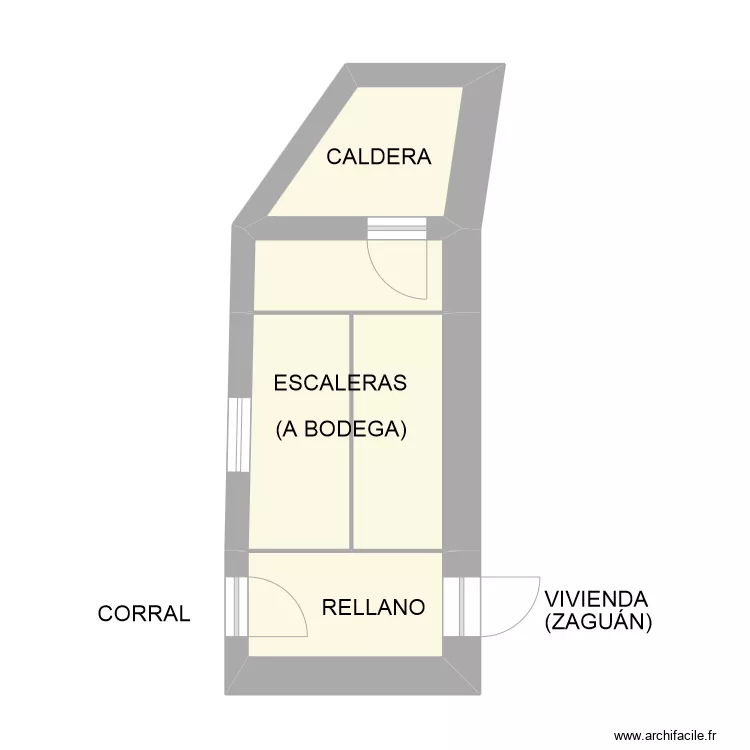 P1 SAN JUAN (A BODEGA). Plano de 