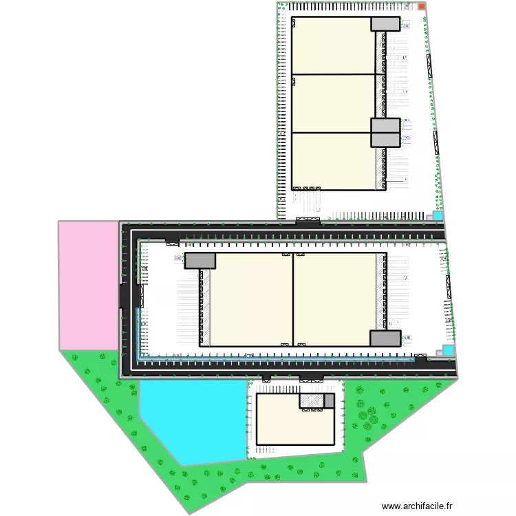 AJALVIR 67 COMPLETO con arboles. Plano de 