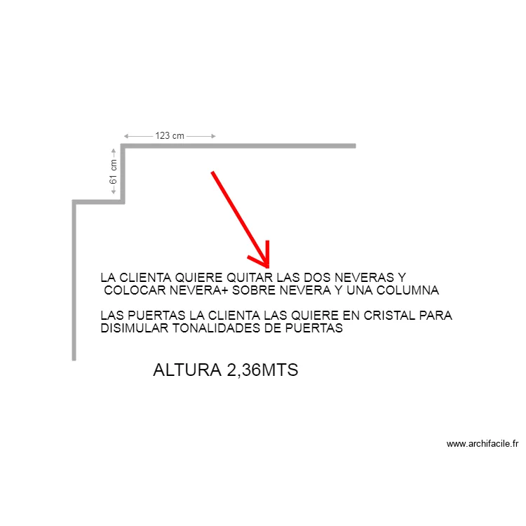 MANUELA SEVILLA COCINA. Plano de MANUELA SEVILLA COCINA. Plano de