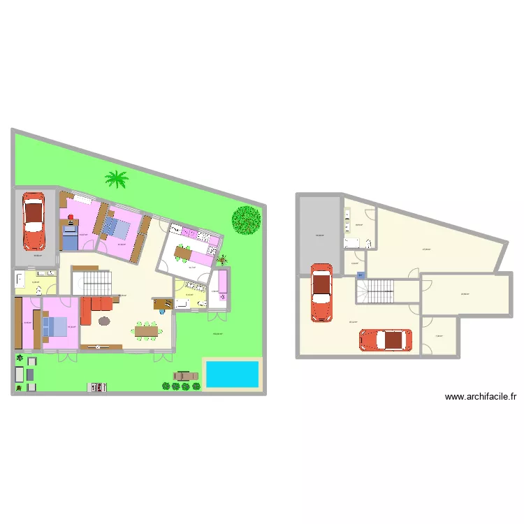 casa. Plano de casa. Plano de