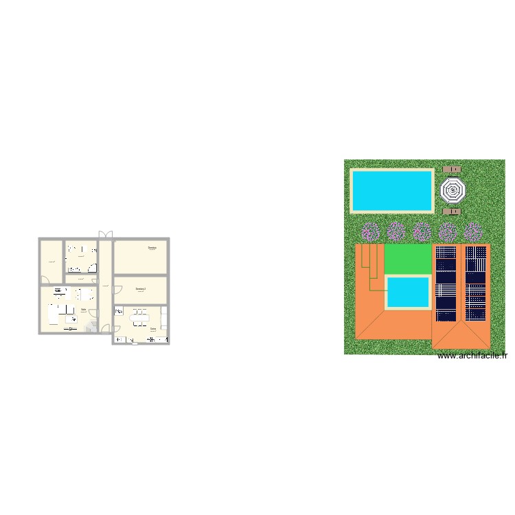 casa ecologica exterior. Plano de 0 habitación y 0 m2