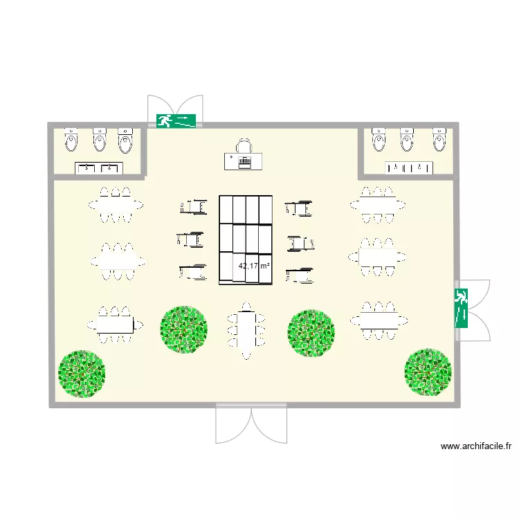 2 antro adultos mayores. Plano de 