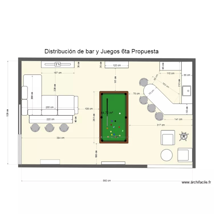 Casa Creston Bar 6ta Opci&oacute;n. Plano de 