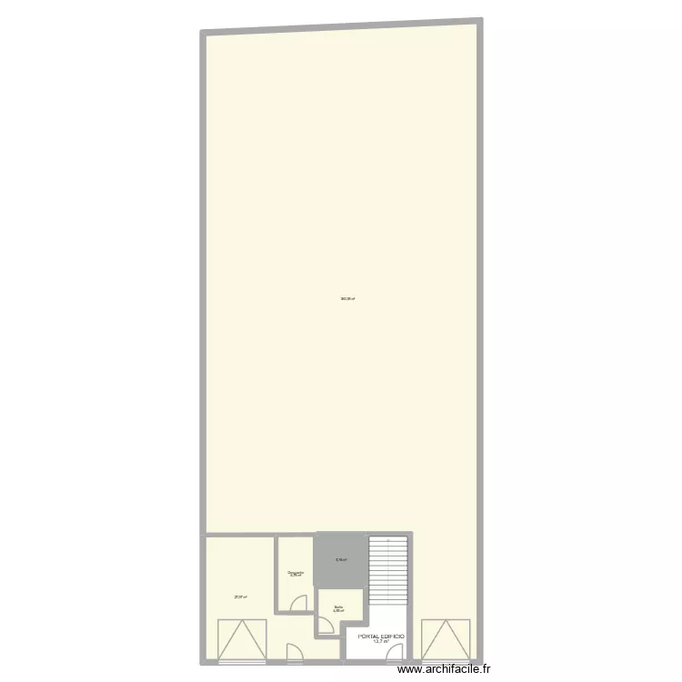 Vicente Camaron 22. Plano de 6 Habitaciones y 418 m² Vicente Camaron 22. Plano de 6 Habitaciones y 418 m²