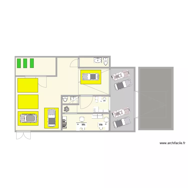 taller. Plano de 
