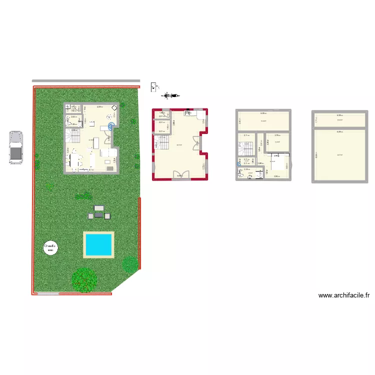 1245. Plano de 11  y 185 m²