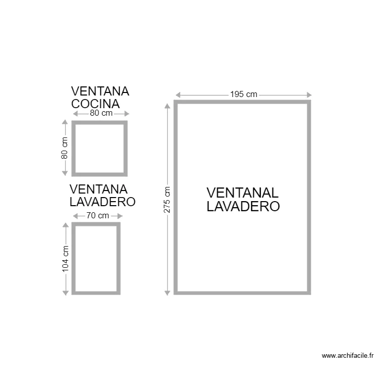 ANTONIA FERNANDEZ VENTANAS. Plano de 