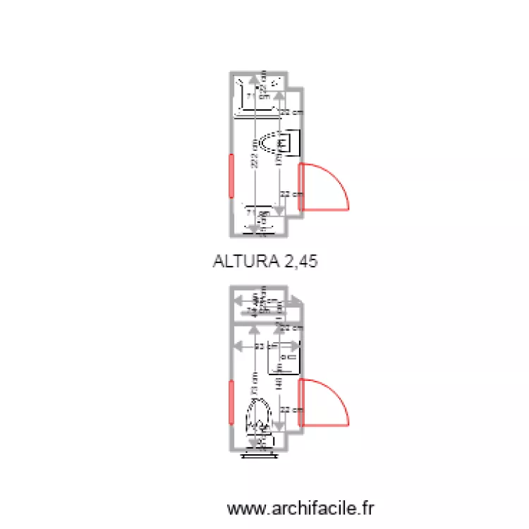 ALEX BALCELLS ASEO. Plano de 