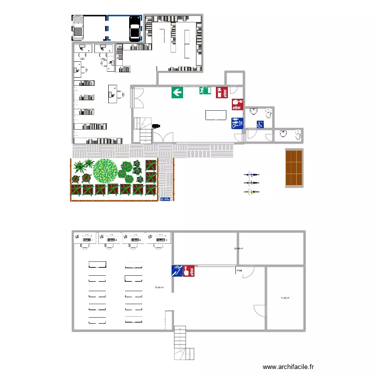HOMERTON LIBRARY. Plano de 