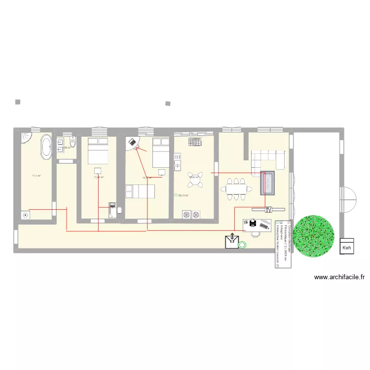 DISEÑO DEL PLANO ELECTRICO DE TU CASA. Plano de DISEÑO DEL PLANO ELECTRICO DE TU CASA. Plano de