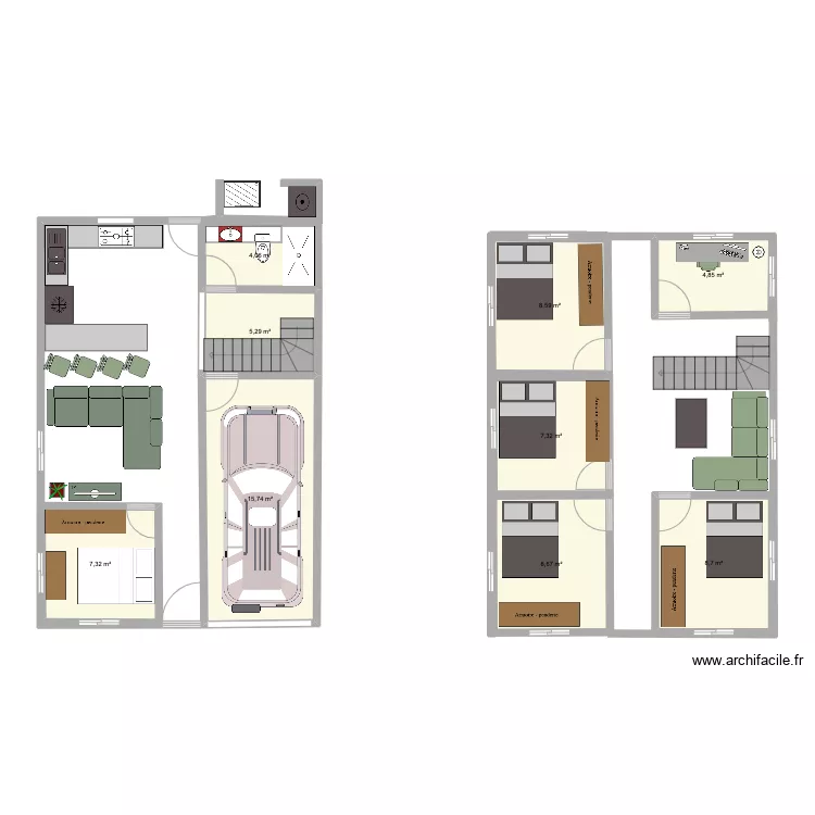 1 Plano 7x10. Plano de 