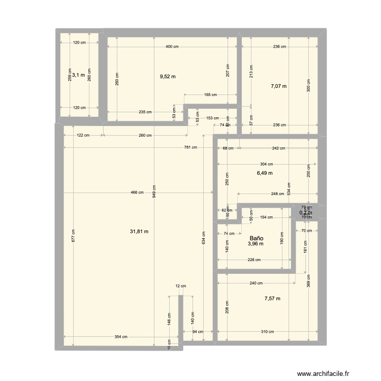 robliza. Plano de 0 habitación y 0 m2
