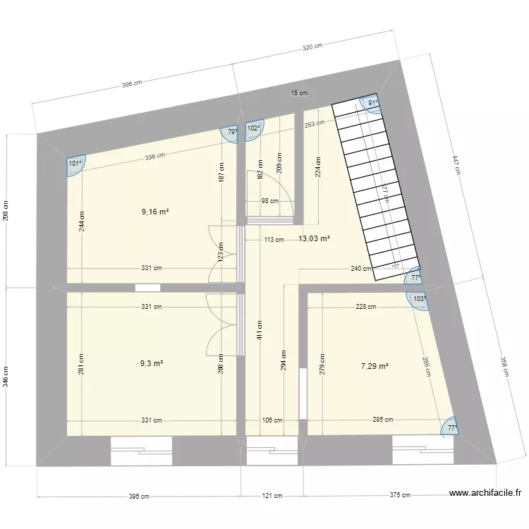 Primer pis Godall. Plano de Primer pis Godall. Plano de