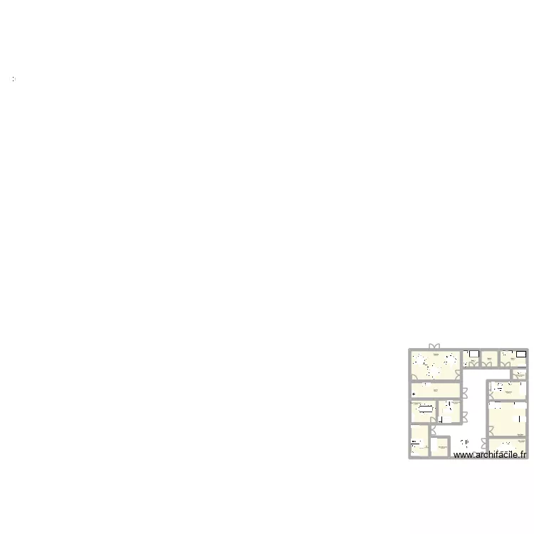 Finish. Plano de 13 y 160 m² Finish. Plano de 13 y 160 m²