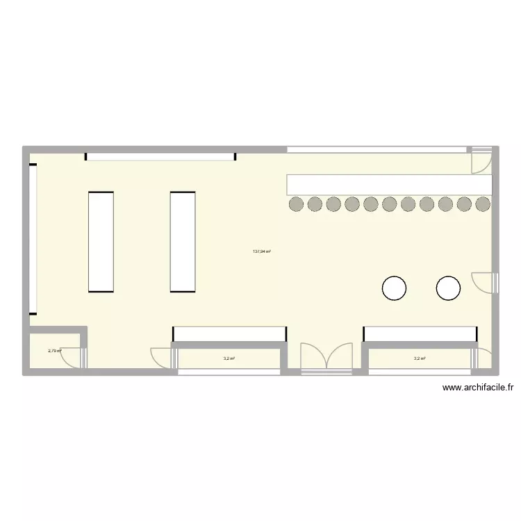 Michelin. Plano de 4 Habitaciones y 147 m² Michelin. Plano de 4 Habitaciones y 147 m²