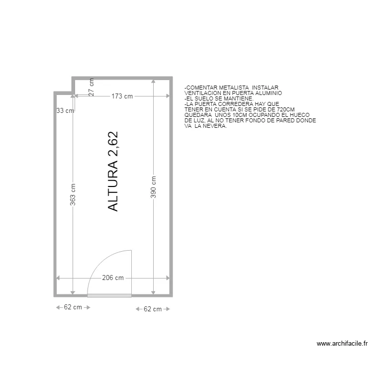 JUAN CARLOS IGLESIA. Plano de 