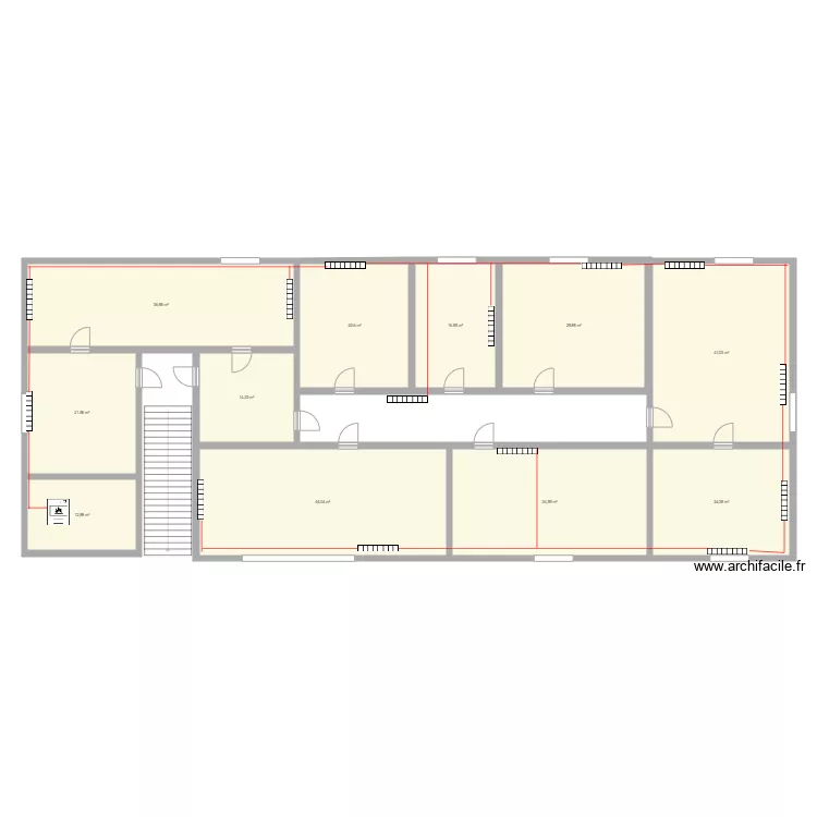 GONDOMAR COUSO. Plano de 