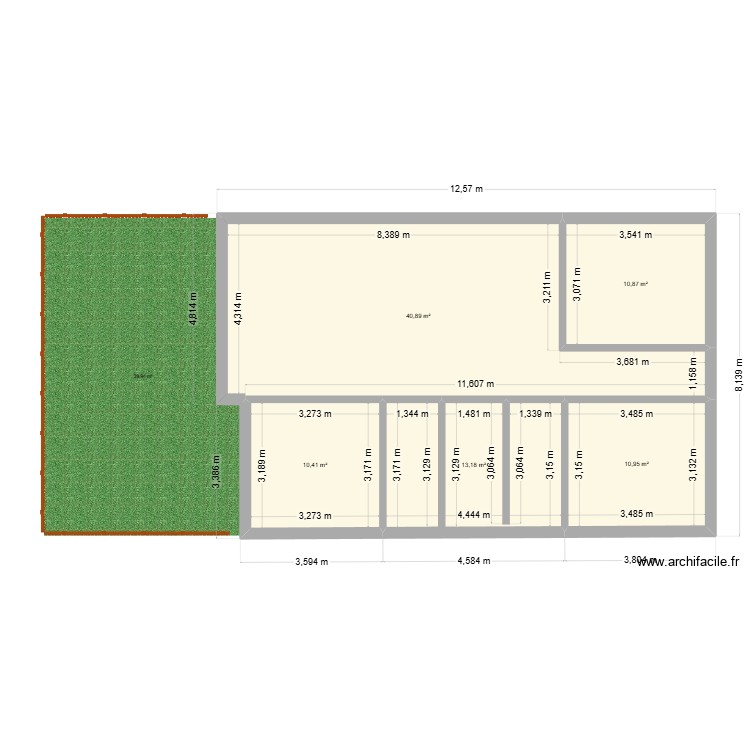 bajo techo con altillo. Plano de 0 habitación y 0 m2