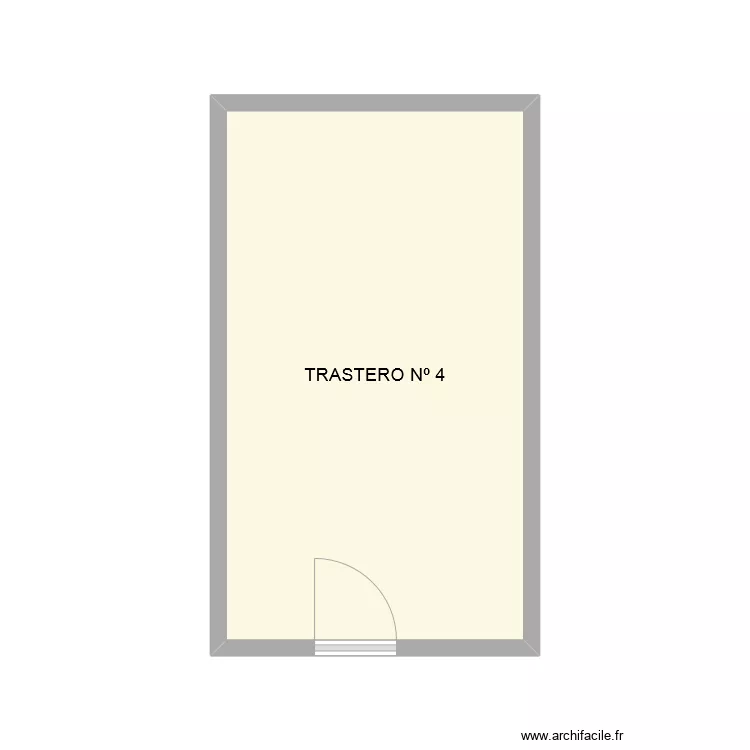 TRASTERO BLAS BERNI 4. Plano de 