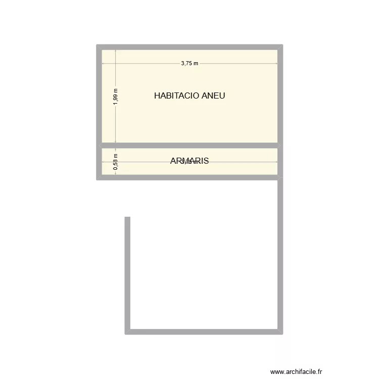 casa ADA. Plano de 8  y 82 m²