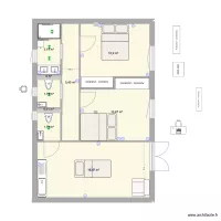 cabanon 50m2 wc modifié