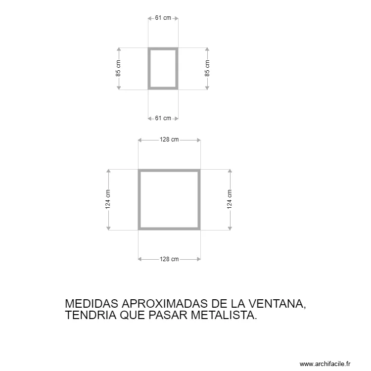 LUC BRAND VENTANAS. Plano de 