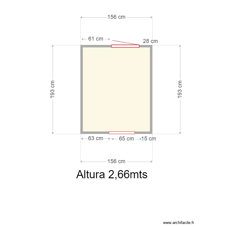 BARBARA ACOSTA COCINA. Plano de 