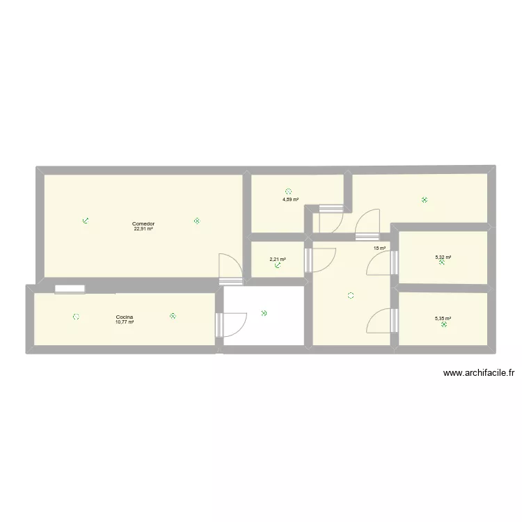 facundo carnicero. Plano de 