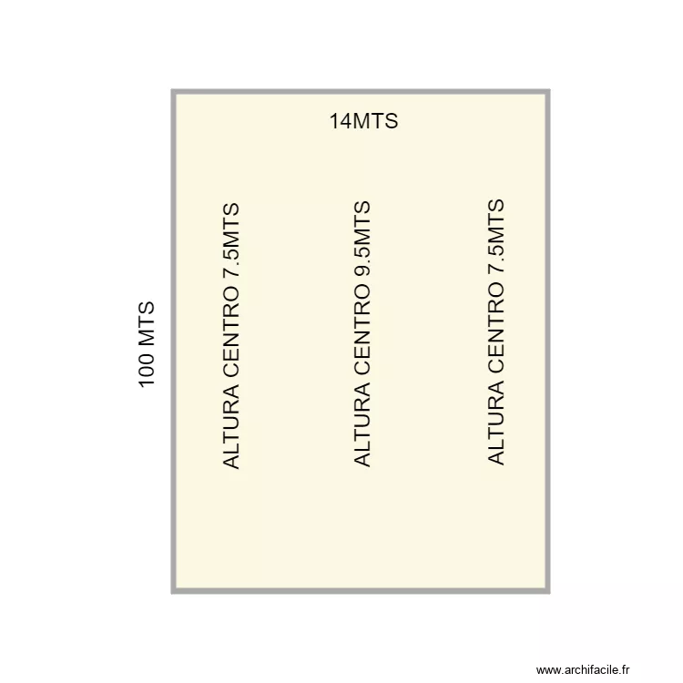 ZONA A RENOVAR AIRE. Plano de 
