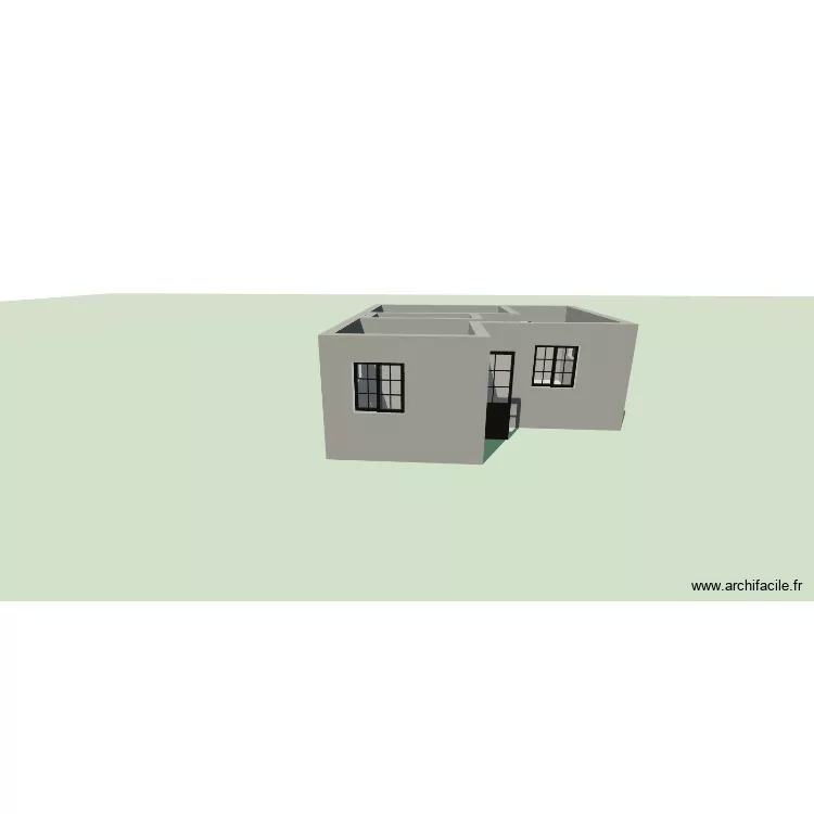 Plano casa 1. Plano de 1 Sala y 30 m² Plano casa 1. Plano de 1 Sala y 30 m²