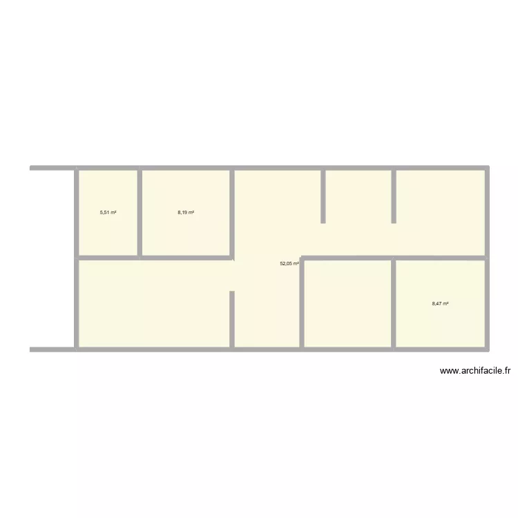 vbg. Plano de 4 y 74 m² vbg. Plano de 4 y 74 m²