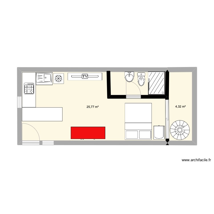 San Pancho 1. Plano de 0 habitación y 0 m2