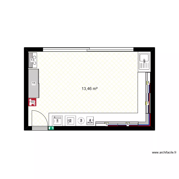 laboratorio. Plano de 