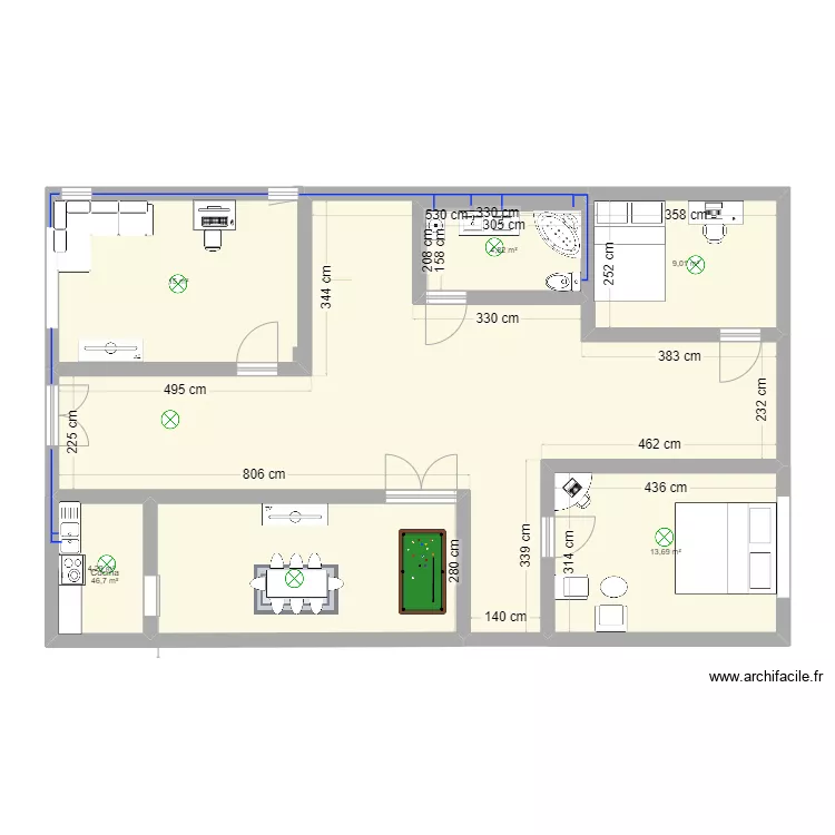 Casa mia. Plano de 