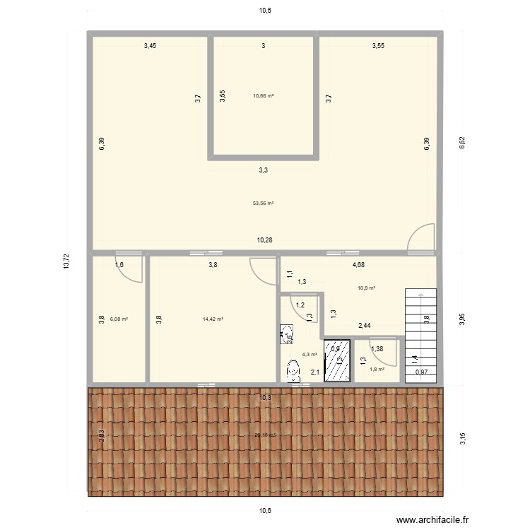 CASA ROSARIO ROCIO. Plano de 0 habitación y 0 m2 CASA ROSARIO ROCIO. Plano de 0 habitación y 0 m2