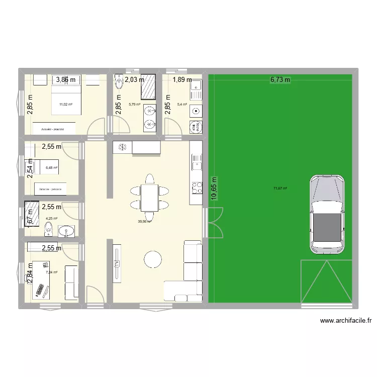 Ma maison du futur. Plano de 8 y 152 m² Ma maison du futur. Plano de 8 y 152 m²