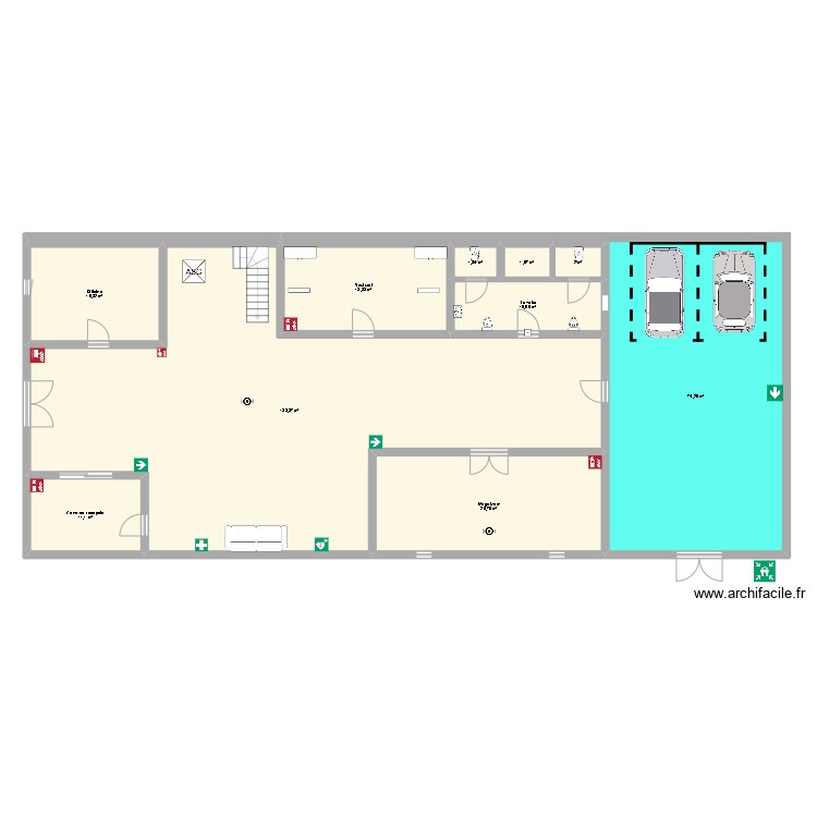 plànol d’emergència i evacuació. Plano de 0 habitación y 0 m2 plànol d’emergència i evacuació. Plano de 0 habitación y 0 m2