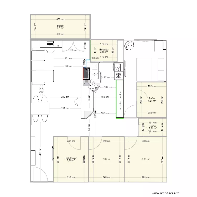 Esquema basic casa obres 2. Plano de 