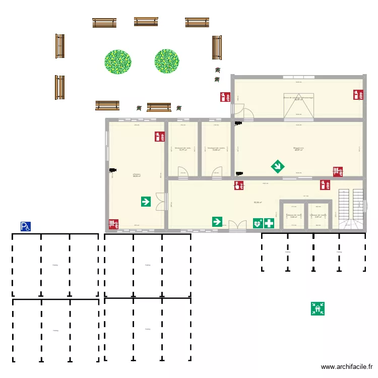 planta baixa. Plano de planta baixa. Plano de