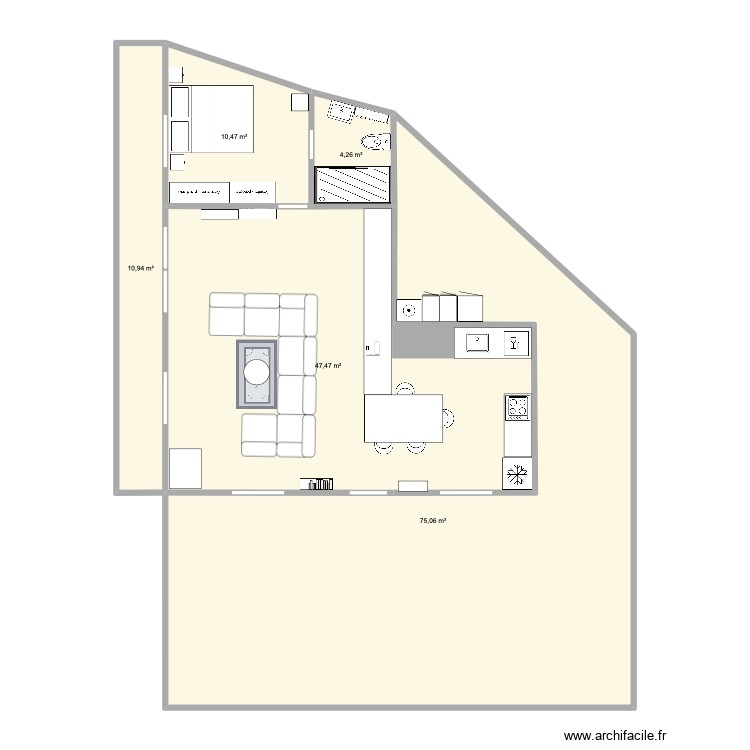 salon2. Plano de 0 habitación y 0 m2