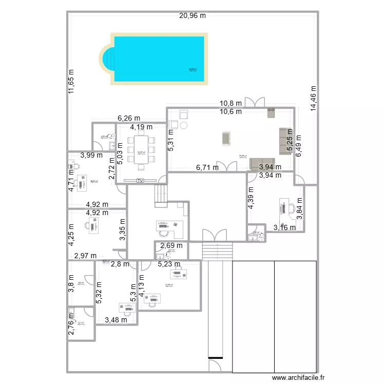 lay out cormed. Plano de 11 y 400 m² lay out cormed. Plano de 11 y 400 m²