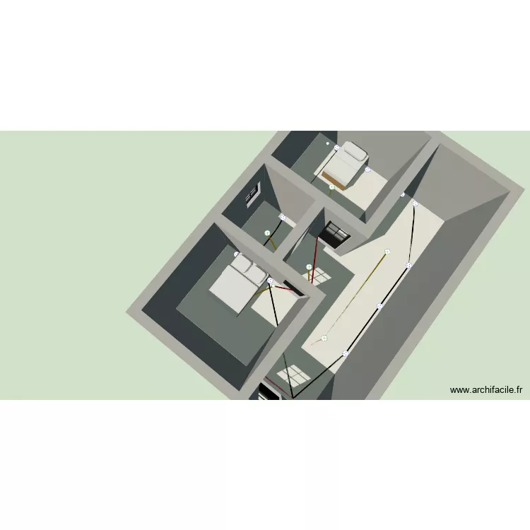 plano de la casa. Plano de 4 y 34 m² plano de la casa. Plano de 4 y 34 m²